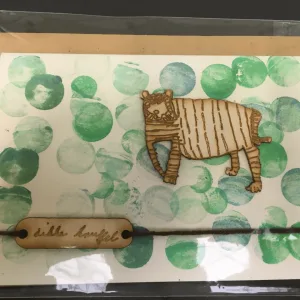 Lasercut tijger 'dikke knuffel'