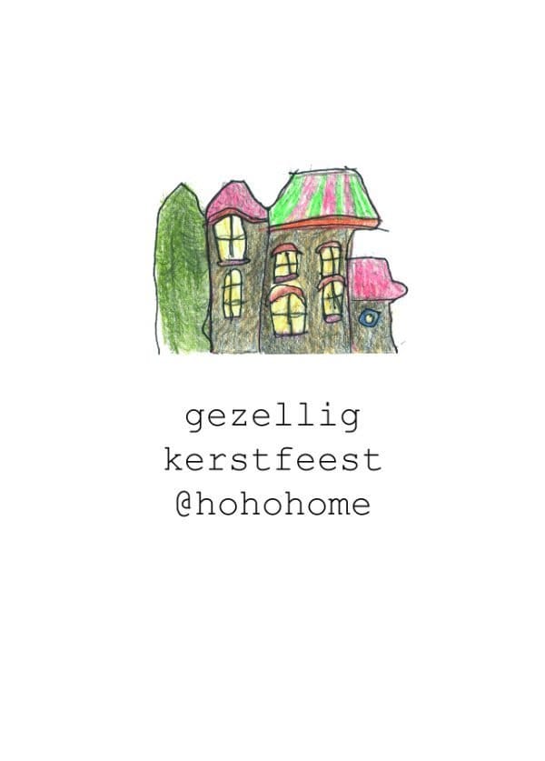 Wenskaart Gezellig kerstfeest @hohohome (Mats)